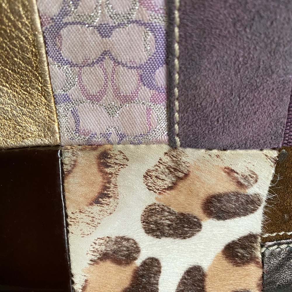 Coach Patchwork Swingback Crossbody Purse F10514 - image 8